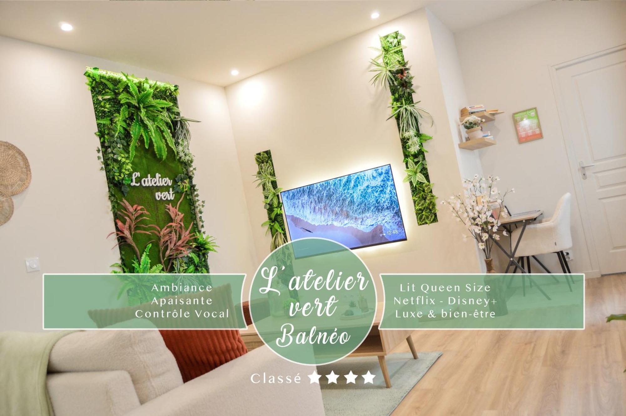 L'Atelier Vert - Balneo - Luxe - Proche Hypercentre - Classe 4 Etoiles Troyes Exteriör bild